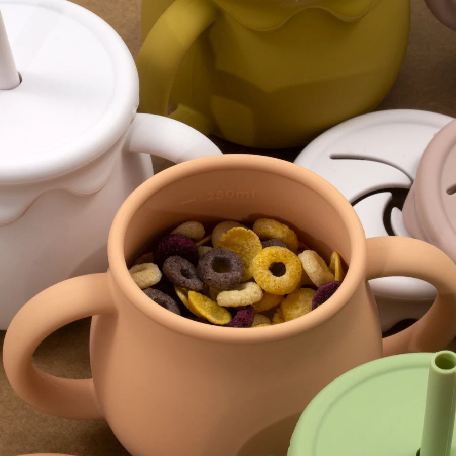 Baby Silikon Snack & Trinkbecher