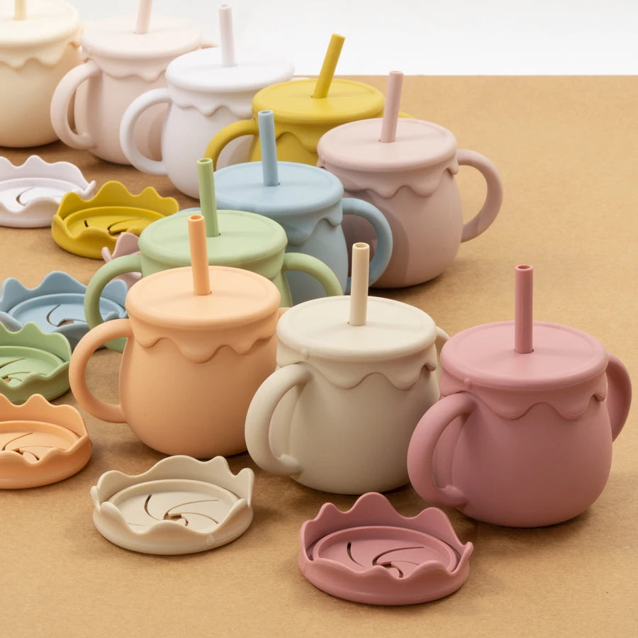 Baby Silikon Snack & Trinkbecher