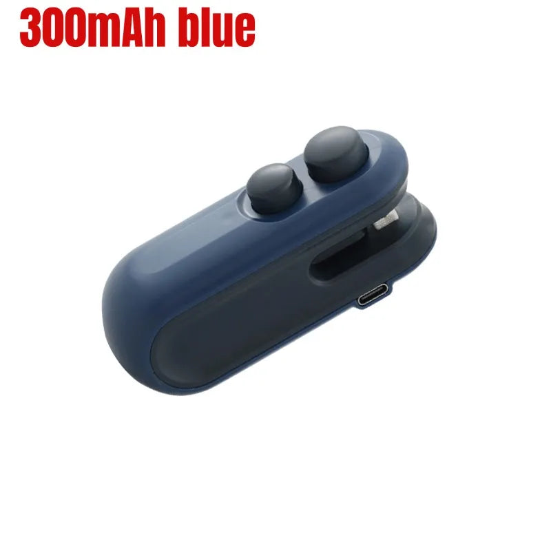 2-in-1 Mini Beutelversiegler & Schneider – USB Wiederaufladbar